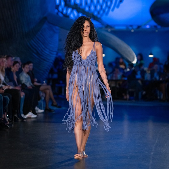 Handmade Macramé Rope Dress - Picture 12 of 16